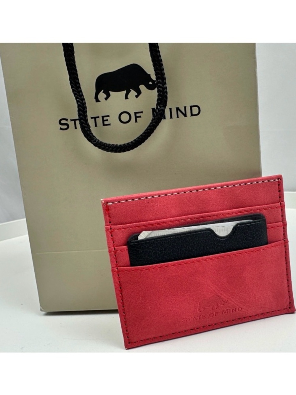 State Of Mind NYC Vegan Leather Wallet w/ Multipurpose Survival Tool insert
